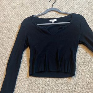 Topshop Black Long Sleeve
